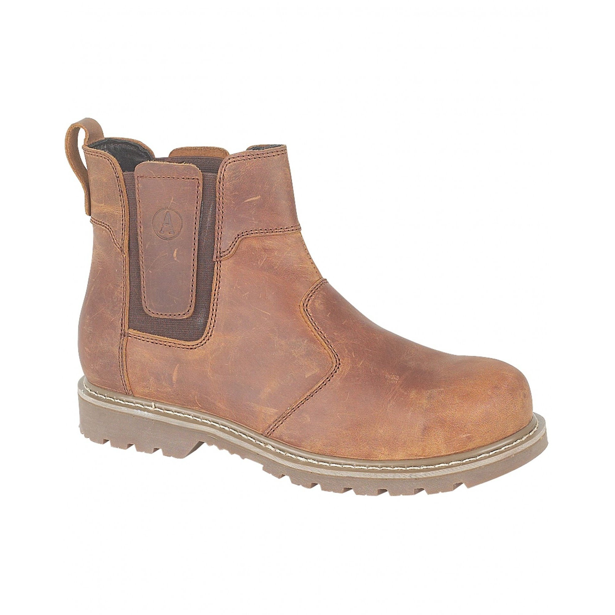 Abingdon Men's Casual Dealer Boots - Brown Crazy Horse Leather, Size 12.5 US - Comfortable & Durable Work Boots for Outdoor, Motorcycle Riding & Everyday Wear
