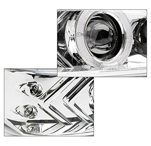 Halo LED Projector Headlights for Chevy Silverado Suburban Tahoe - High Performance Lighting Upgrade for Night Driving & Off-Road Adventures