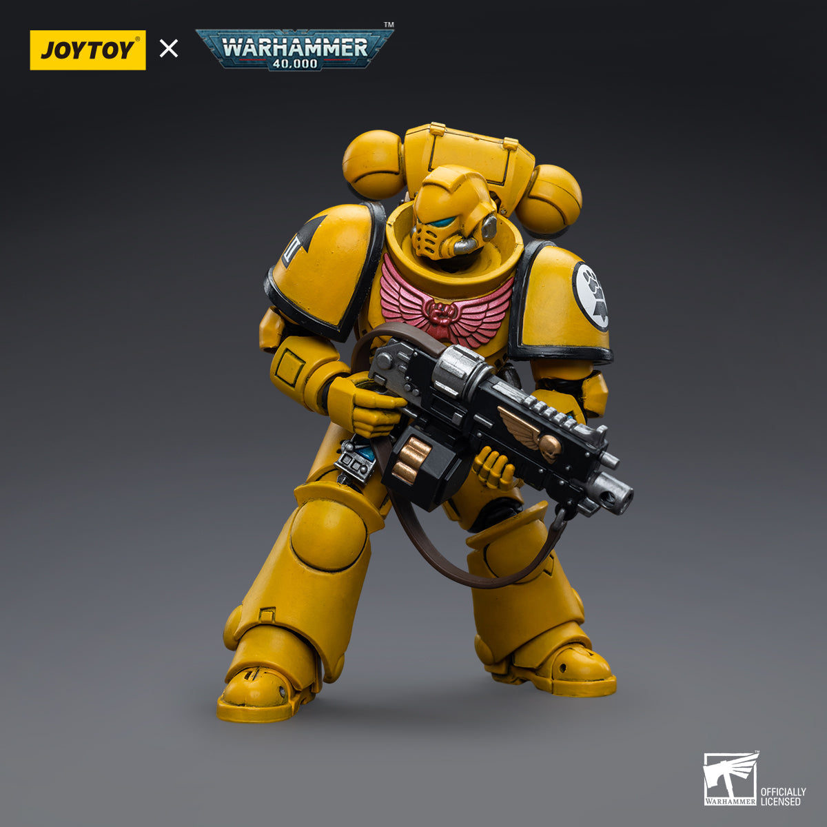 JOYTOY 1/18 Scale Warhammer 40K Intercessors Action Figure Set (4pcs) - Highly Detailed Collectible Miniatures for Tabletop Gaming & Display - Perfect for Warhammer Fans and Sci-Fi Collectors