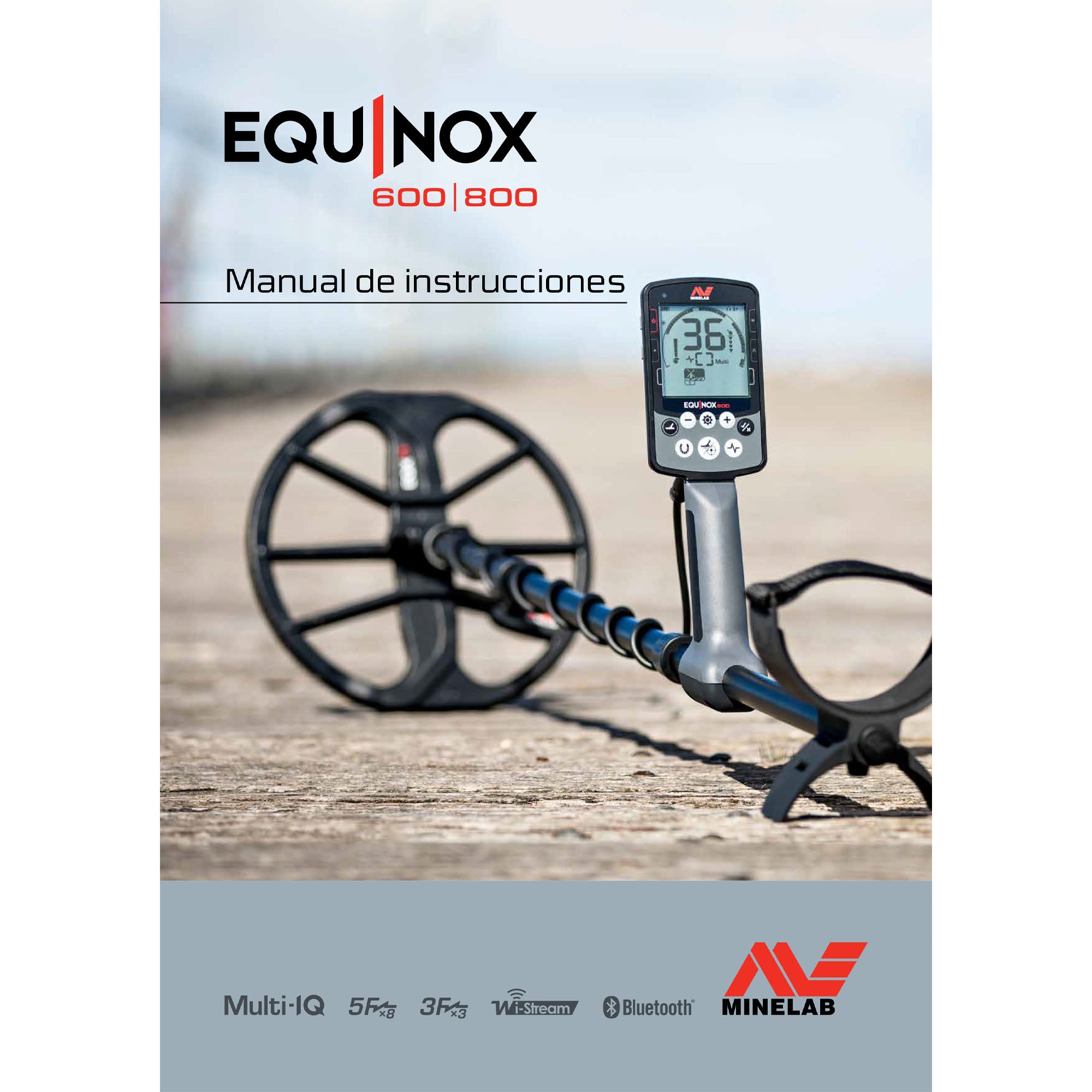 Minelab Equinox 600 & 800 Metal Detector User Manual - Digital PDF Download for Treasure Hunting & Gold Prospecting