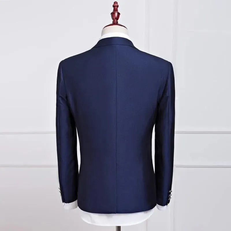 Stylish Blue Two Piece Suit for Women - Formal Office Wear & Business Attire - Perfect for Work, Meetings, and Professional Events