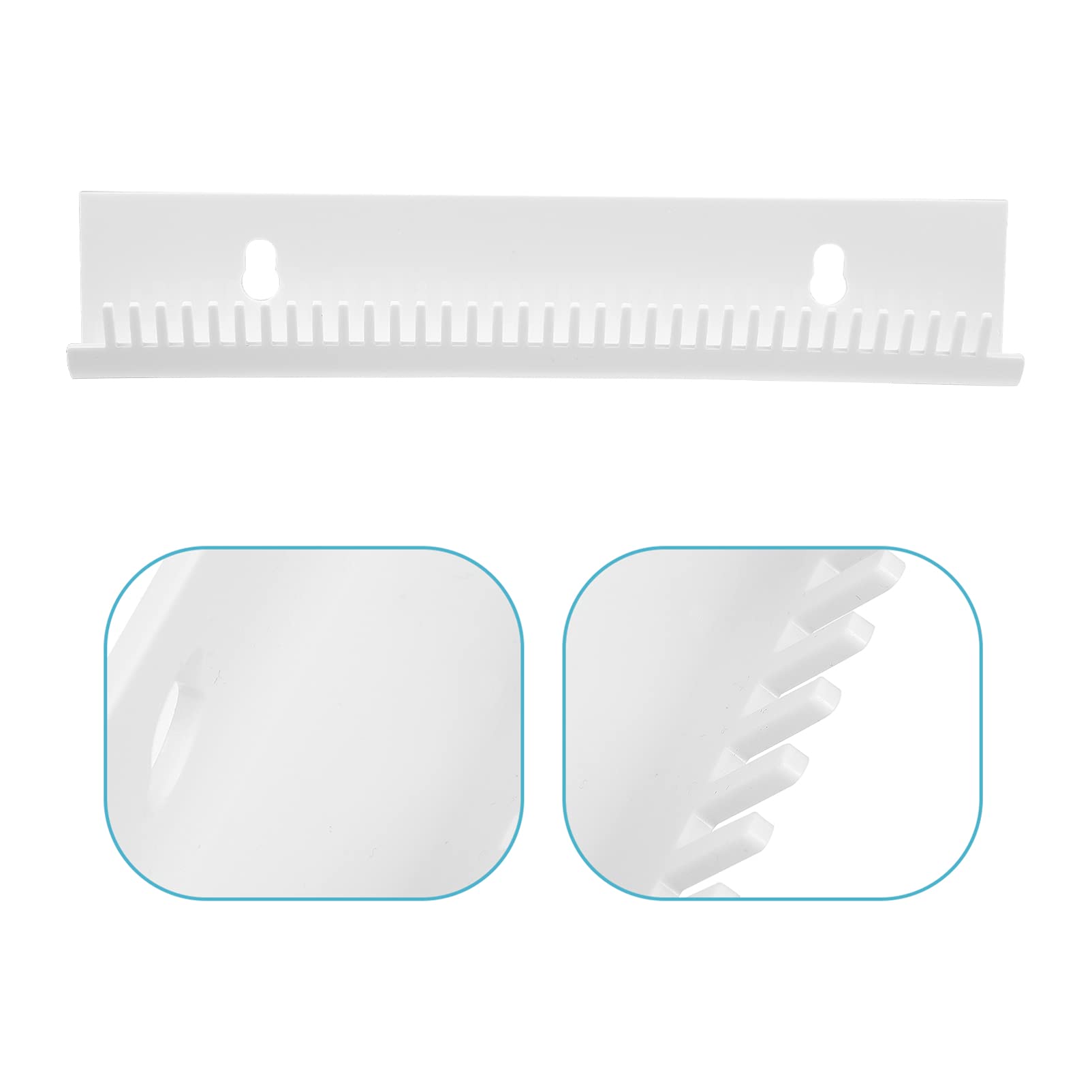 HEALLILY 1pc Wig Stand with Suction Cup - White Acrylic Wig Holder for Braided Wigs, Hair Weave, Ponytail Extensions & Cheer Bow - Secure Hair Clip Organizer for Salon, Cosplay & Daily Styling