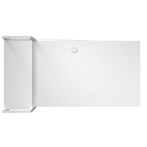 White Frame/White Shelves