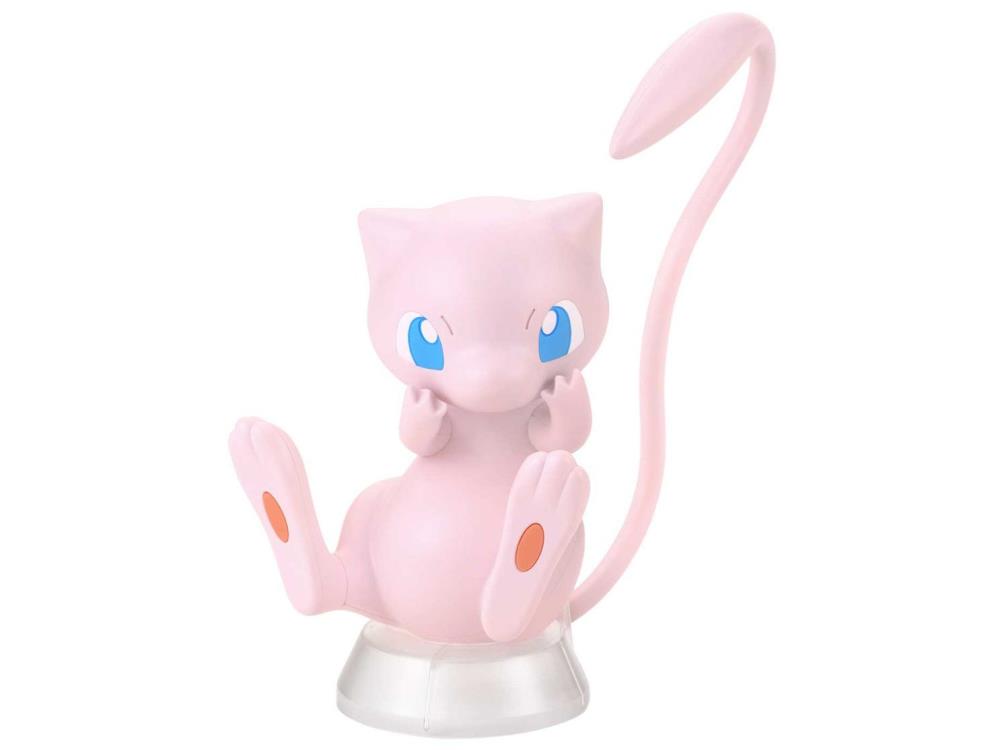 Bandai Quick Model #02 Pokemon Mew Model Kit - Easy Build Collectible Figure for Kids & Adults - Perfect for Display, Gifts & Pokemon Fans Collection