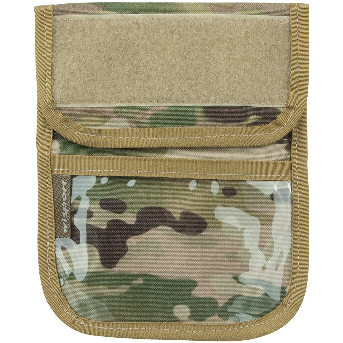Tactical Patrol Neck ID Wallet with MultiCam Camouflage - Perfect for Military, Outdoor Adventures & Emergency Preparedness