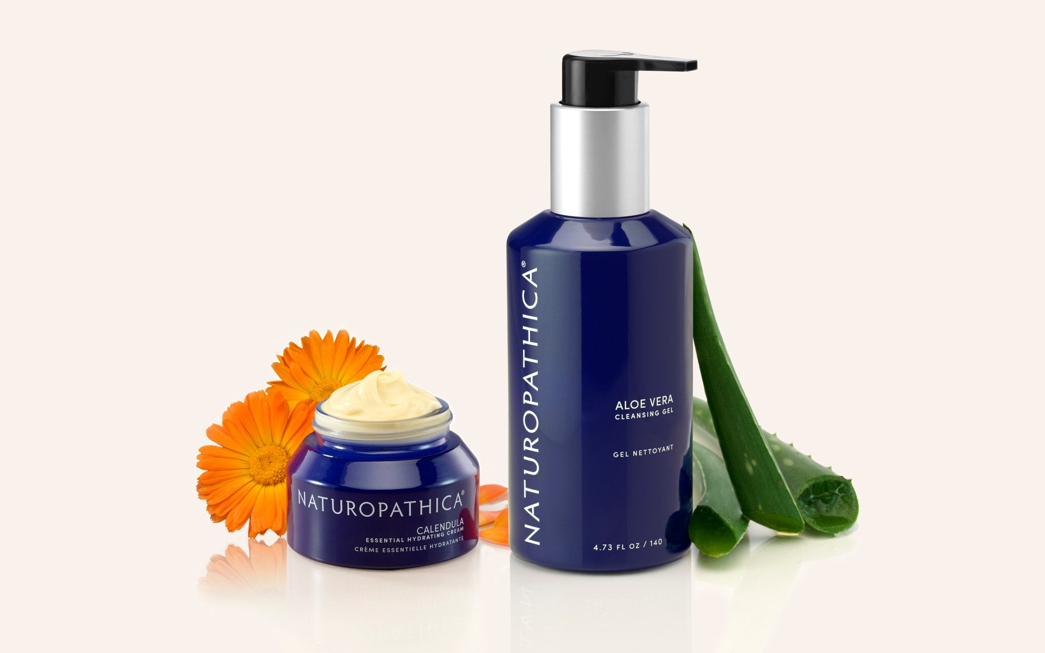 Aloe Vera & Calendula Soothing Skin Care Duo - Best Sellers for Dry, Sensitive Skin - Perfect for After Sun Care, Eczema Relief & Daily Moisturizing