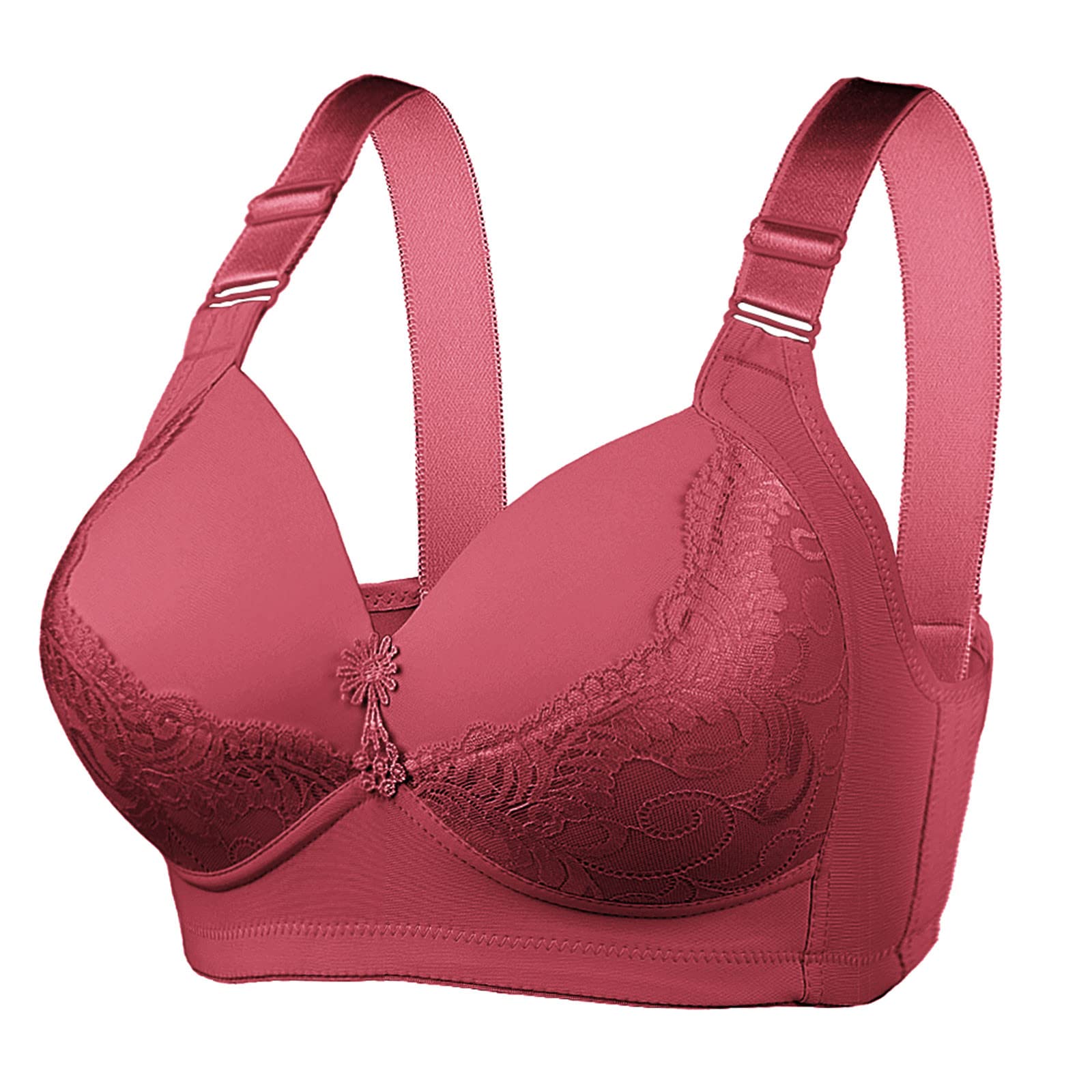 Wire-Free Women's Bras - Soft Comfort Full Coverage Everyday Underwear, Seamless One Piece Bra for Workout, Yoga & Daily Wear
