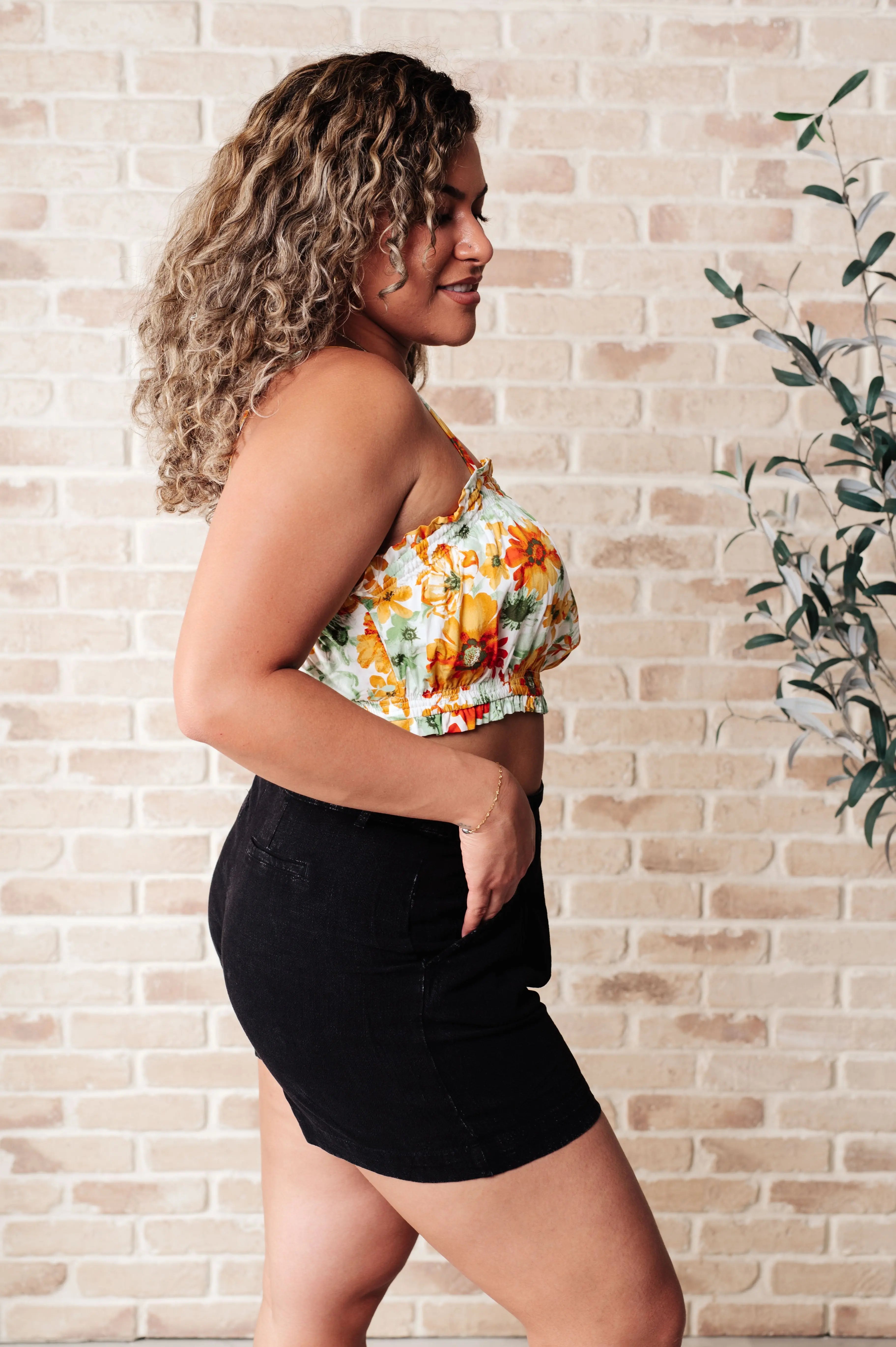 Mind Over Matter Pleated Shorts for Women - Black High Waist Casual Shorts for Summer, Gym, and Travel