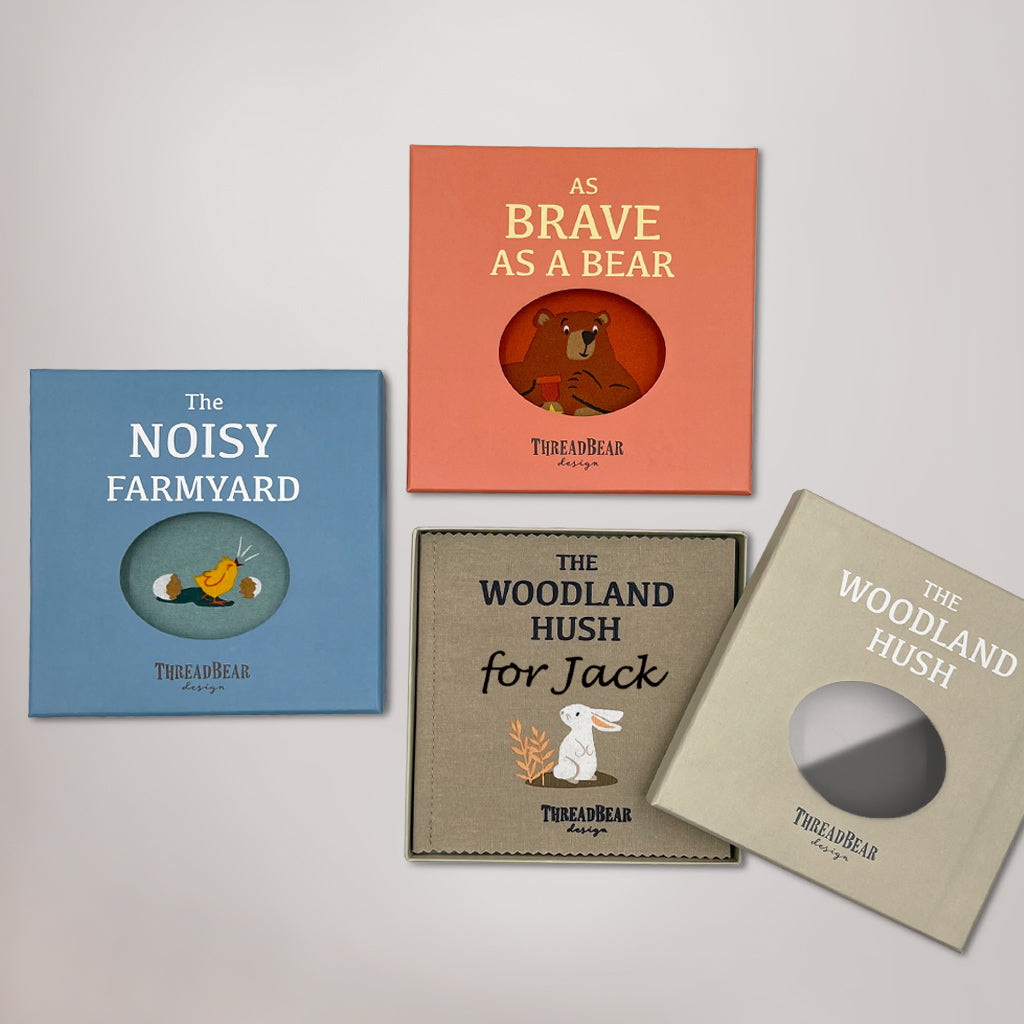 Bertie Bear and Complete Rag Book Collection - Soft Baby Cloth Books for Early Learning & Sensory Play - Perfect for Newborns, Infants, and Toddlers