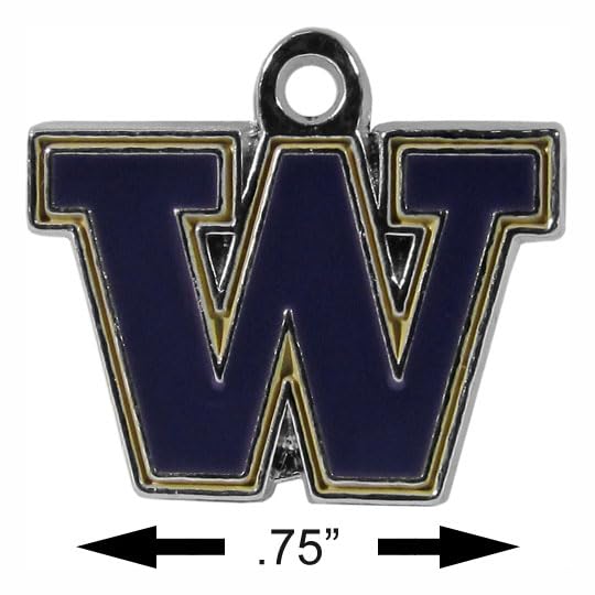 Siskiyou Sports NCAA Chain Necklace with Small Charm - 20 Inch College Team Jewelry for Women & Men - Perfect for Game Day, Fan Gifts & School Spirit Accessories