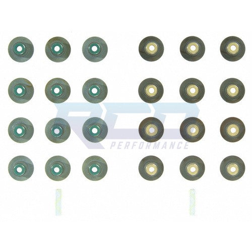 Fel Pro 1998-2020 Dodge Ram 5.9L & 6.7L 24V Valve Stem Seals Kit - Replacement Engine Seals for Cummins Diesel Trucks - Perfect for Engine Repair & Maintenance