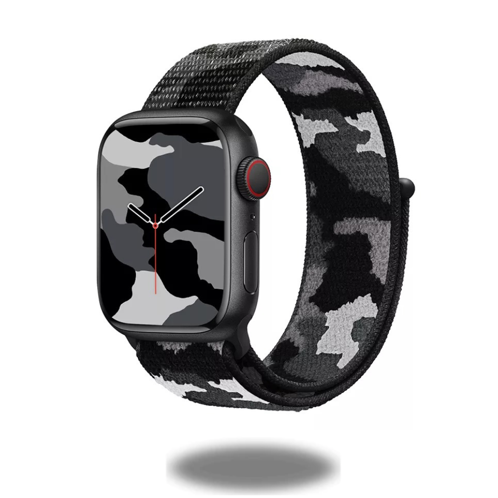 Camouflage Sports Nylon Band - Adjustable Wristband for Running, Hiking & Outdoor Activities | Durable & Sweat-Resistant Fitness Accessory