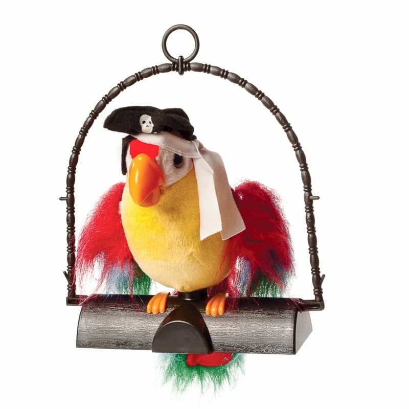 Pirate Pete The Repeat Parrot Talking Toy - Interactive Repeating Parrot Plush for Kids | Fun Learning & Imitation Game | Perfect for Pretend Play, Birthday Gifts & Early Childhood Development