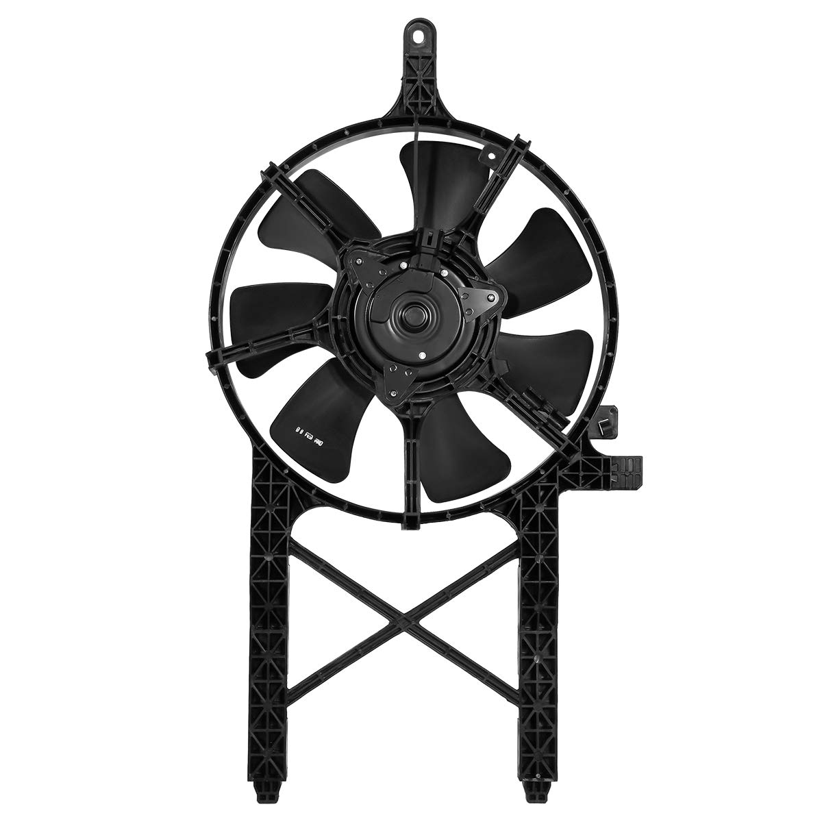 DNA MOTORING OEM-RF-0238 High Performance Radiator Cooling Fan - Direct Replacement for 2005-2018 Nissan Frontier, 2005-2012 Pathfinder & 2005-2015 Xterra - Improved Cooling Efficiency, Black - Perfect for Off-Roading & Hot Weather Driving