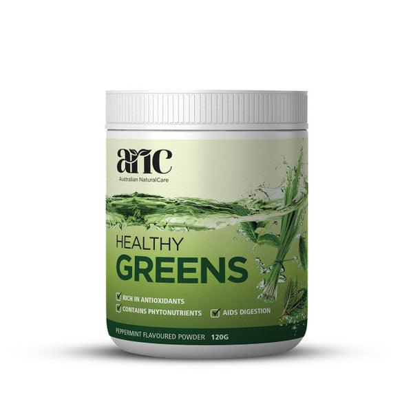 Australian Natural Care Healthy Greens Superfood Powder 120g - Organic Energy Boost for Detox & Digestion | Perfect for Smoothies, Juices & Daily Wellness