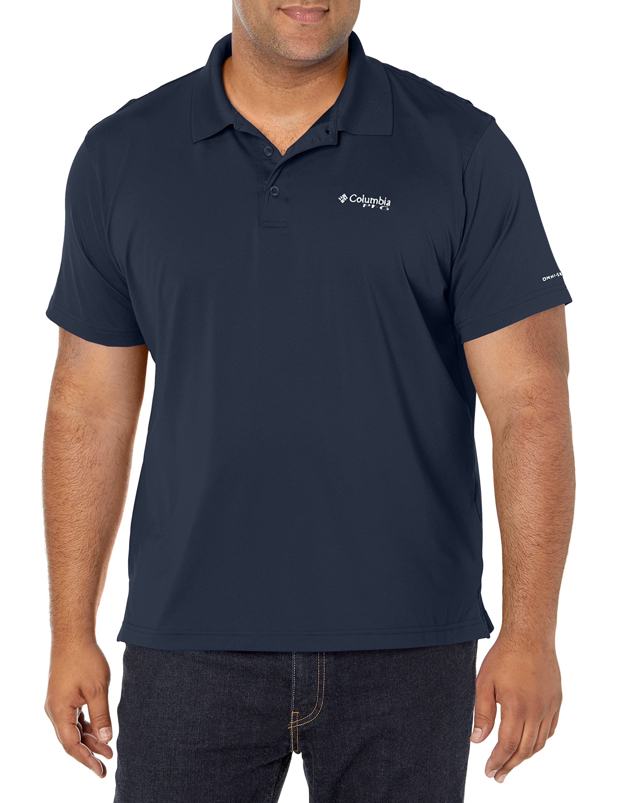 Columbia Men's Skiff Cast Polo Shirt - Lightweight, Quick-Dry & Breathable Performance Golf & Casual Wear for Outdoor Activities