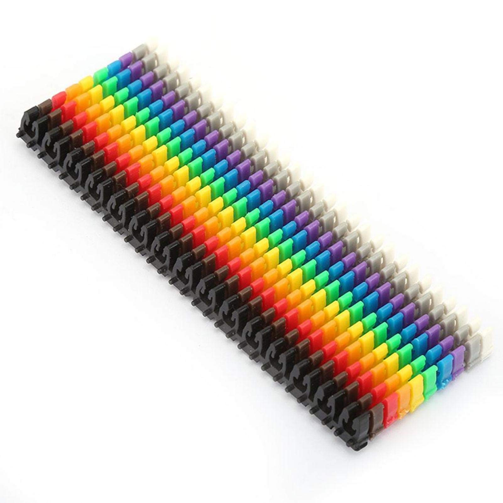 Electric Wire Markers - 150pcs KCM-1.5mm Cable Labels with Numbers for Electrical Wiring, Tube & Wire Identification - Perfect for Industrial, Home & Office Electrical Organization