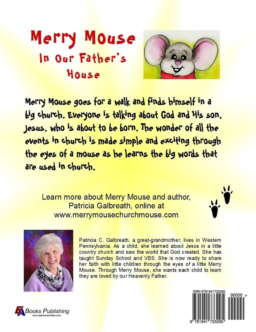 Merry Mouse in Our Father's House - Christian Home Decor for Christmas - Perfect for Holiday Gifts & Family Gatherings