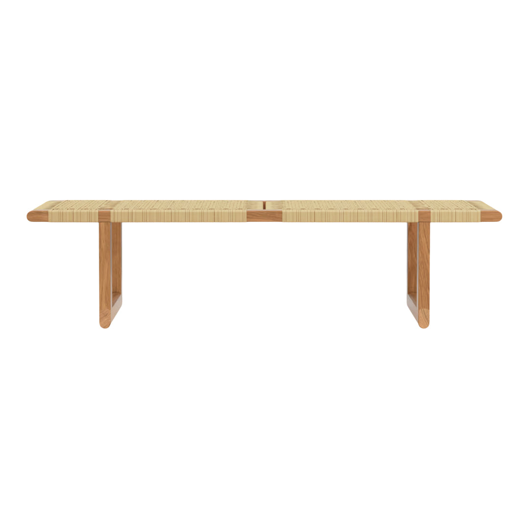 BM0488L Wooden Table Bench - Sturdy & Stylish for Indoor/Outdoor Use - Perfect for Dining, Entryway, or Garden Seating