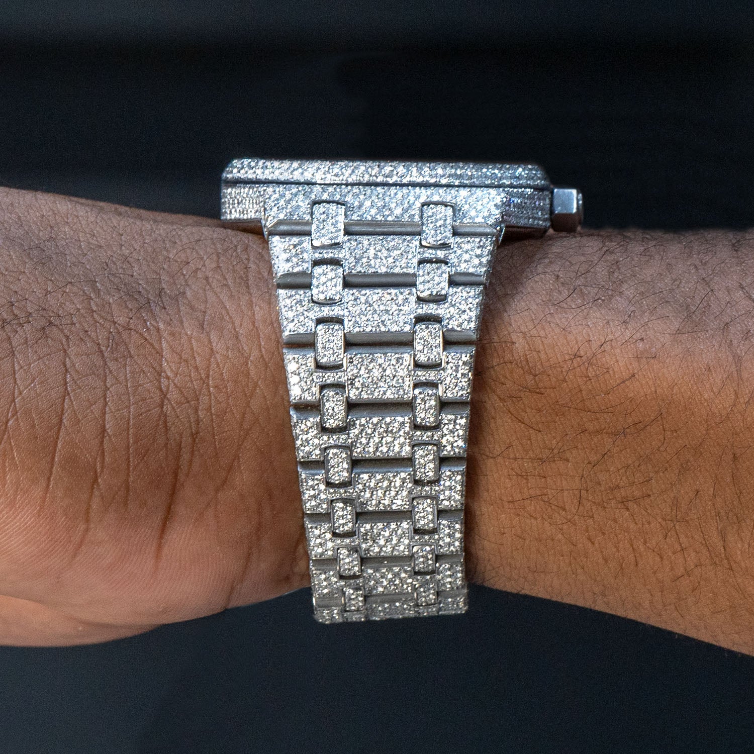 Audemars Piguet Royal Oak Luxury Watch - 39mm Stainless Steel Diamond Iced Out (20 Carats) | Perfect for Men's Fashion, Special Occasions & Luxury Gift Giving