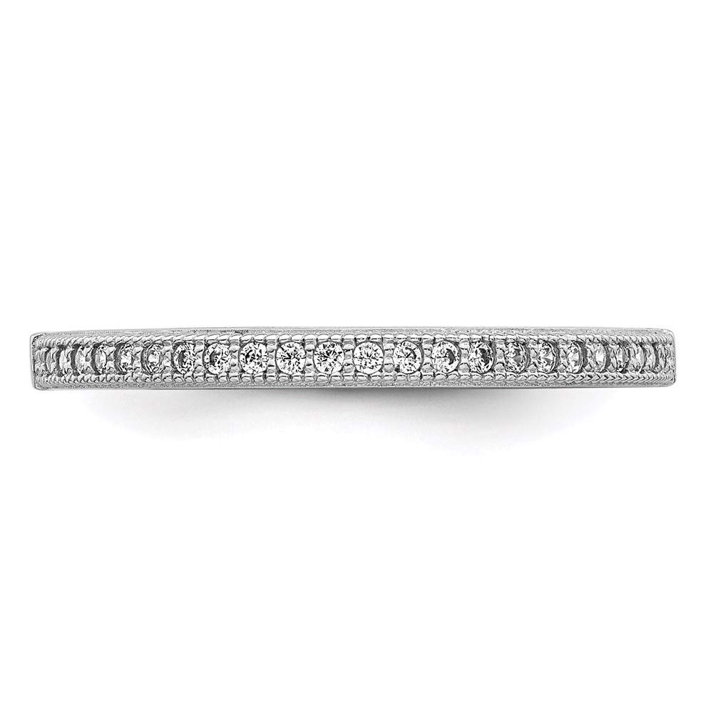 925 Sterling Silver Cubic Zirconia Brilliant Embers Ring - Elegant Women's Fine Jewelry Gift for Anniversary, Birthday & Valentine's Day - Perfect for Evening Parties, Date Nights & Special Occasions