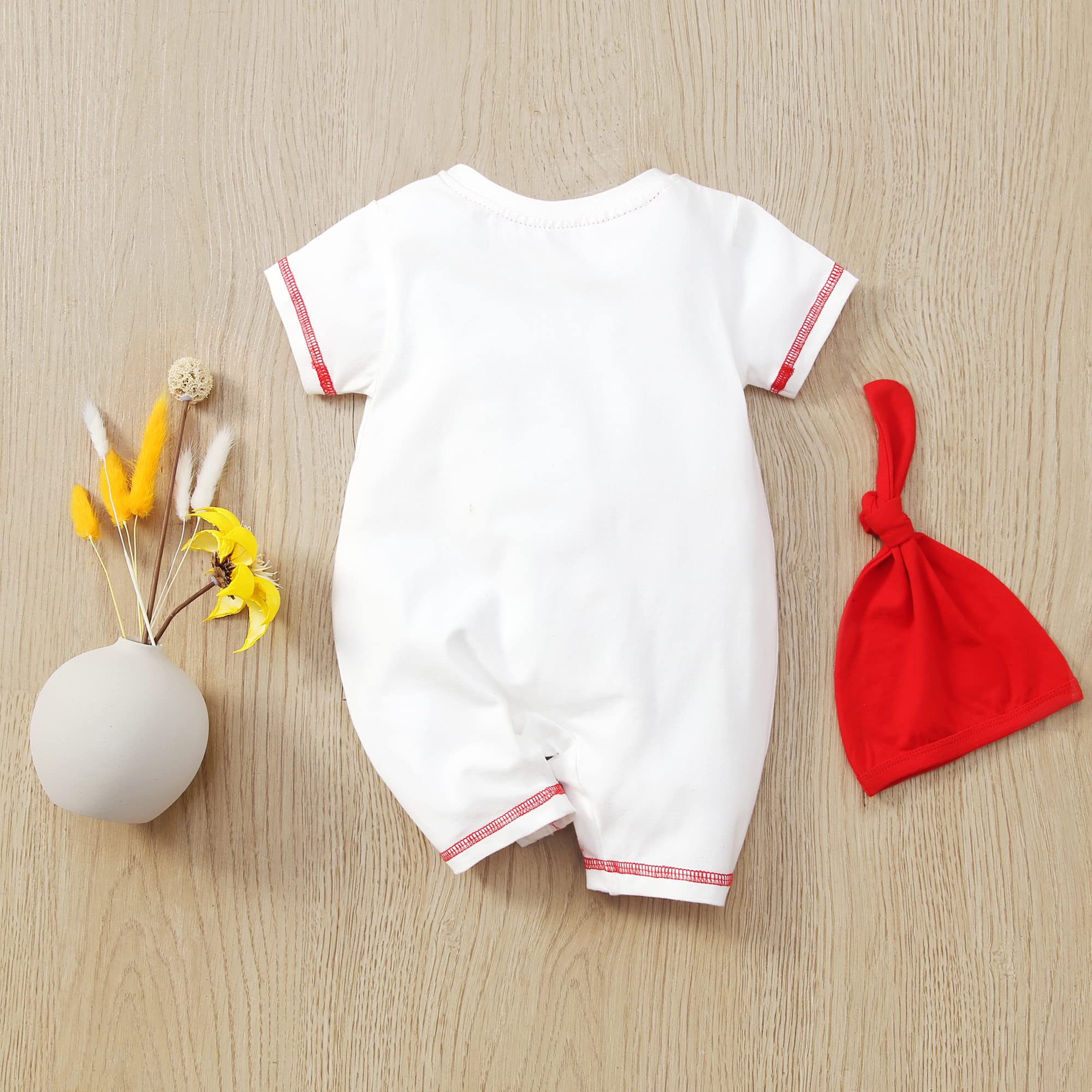 Newborn Cotton Short Sleeve Baby Bodysuit - Funny 'I Am Rider' Cute Bear Design - Unisex Infant Outfits 0-24 Months - Perfect for Photoshoots, Playdates & Everyday Wear