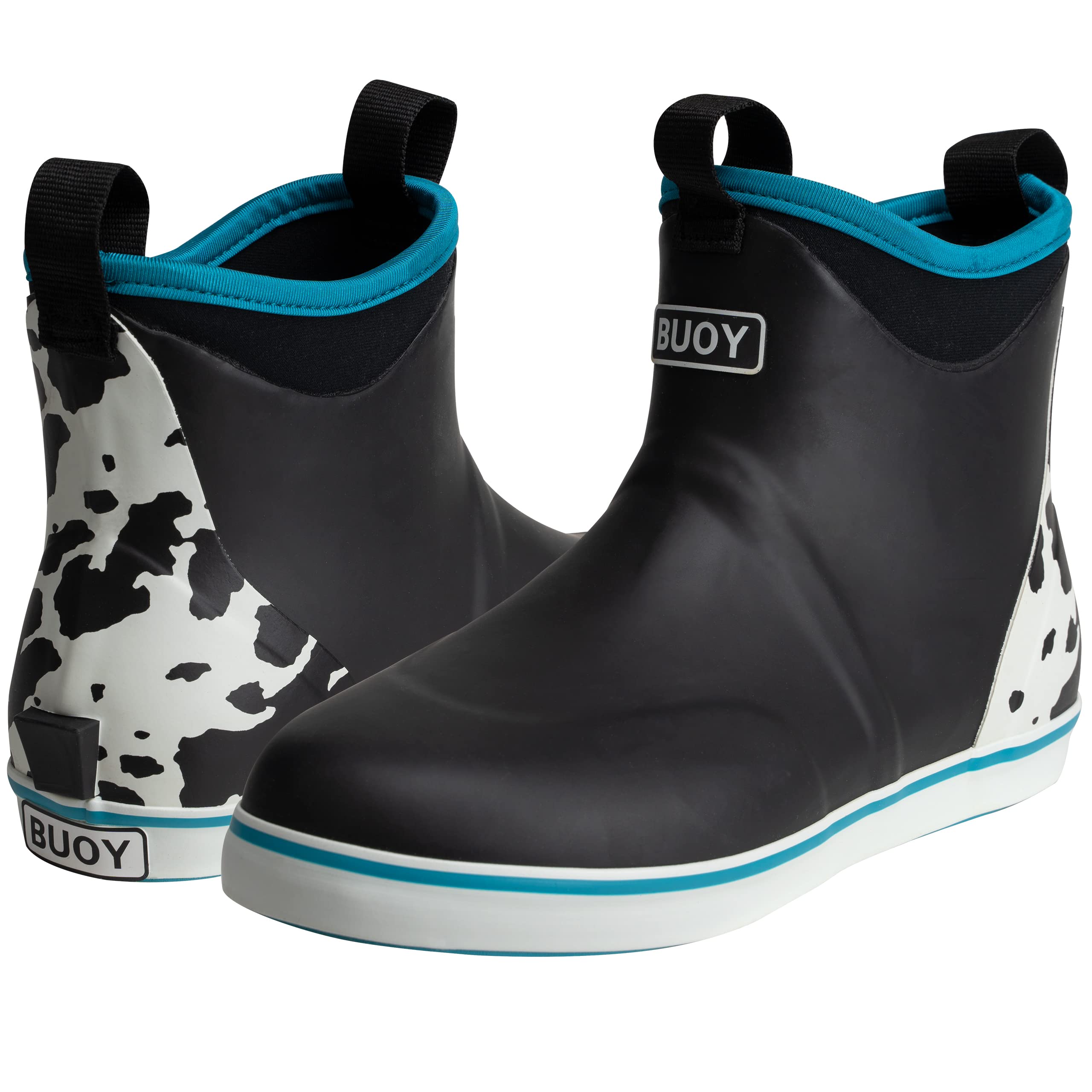 Women's Waterproof Deck Ankle Rain Boots - Buoy Boots for Outdoor, Gardening & Wet Weather Walking