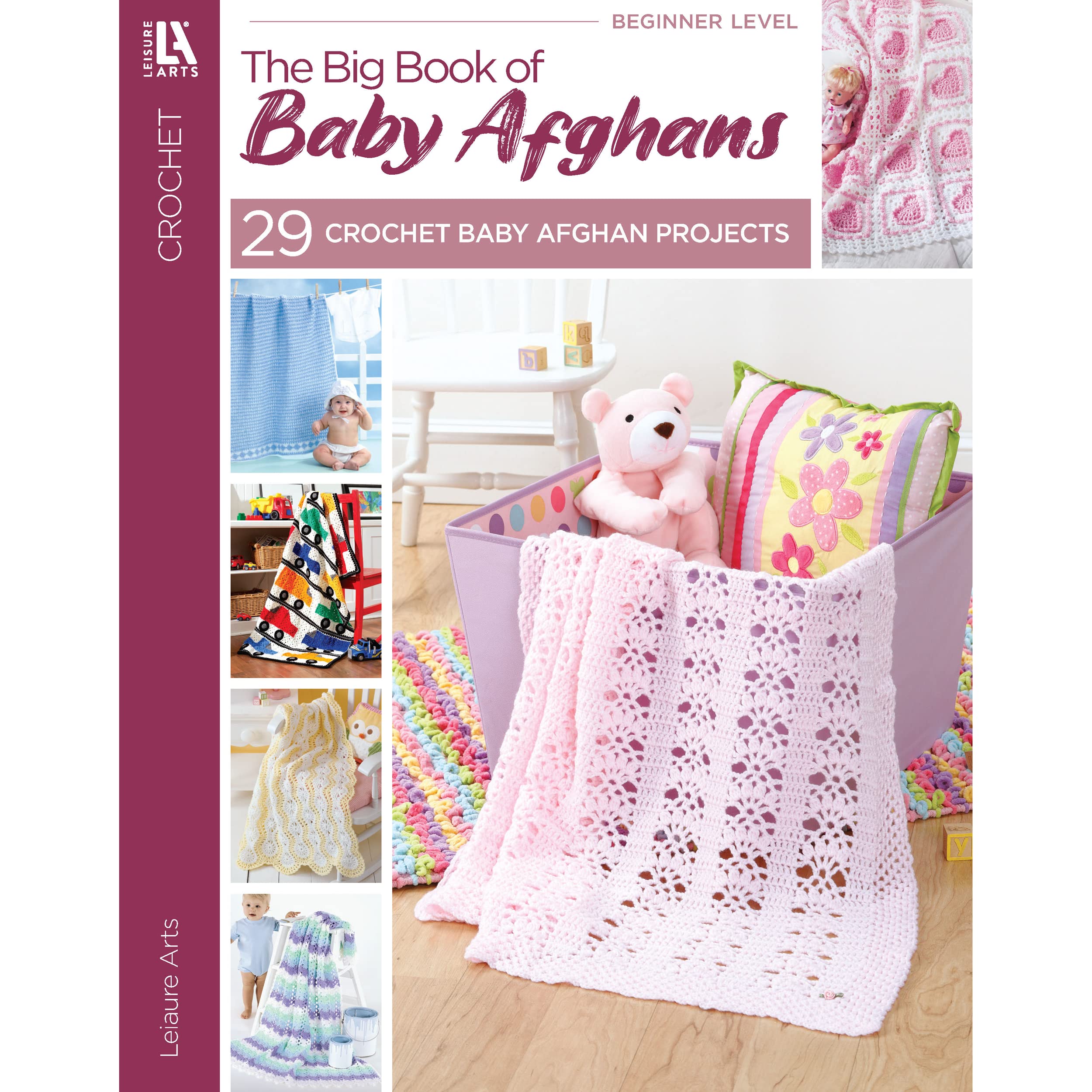 Leisure Arts Big Book of Baby Afghans - Knitting & Crochet Patterns for Newborn Blankets - Perfect for Baby Showers, Nursery Decor & Handmade Gifts