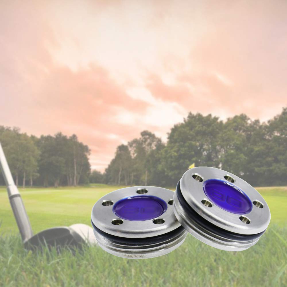 HISTAR 2Pcs Golf Club Weight Kit - Custom Blue Weights & Gold Wrench for Titleist Scotty Cameron Putters | Improve Swing Balance & Performance | Perfect for Golf Course Practice & Professional Play