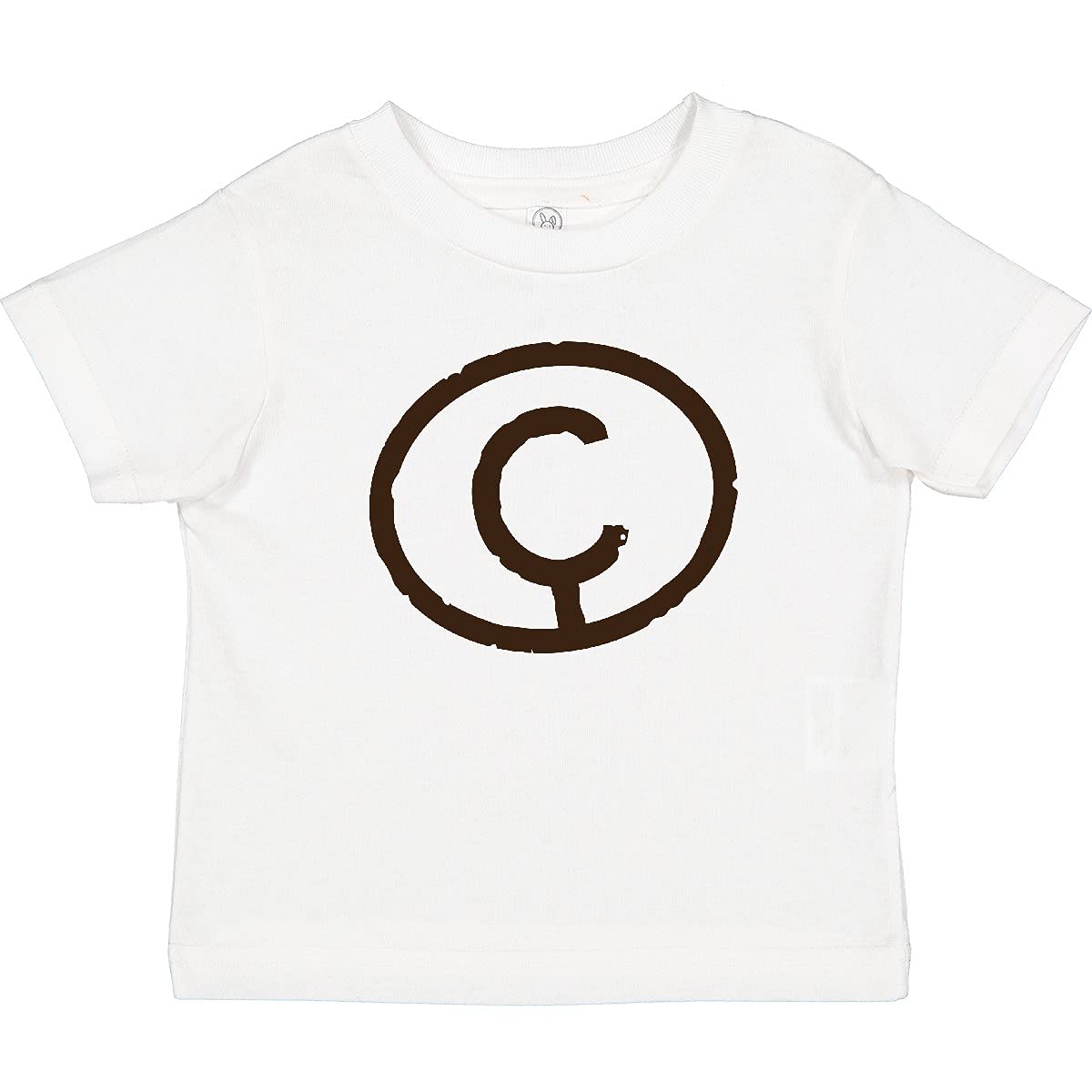 Inktastic Custom Monogram Letter C Baby T-Shirt - Soft Cotton Personalized Infant Tee for Boys & Girls - Perfect for Birthdays, Photo Shoots & Family Matching Outfits