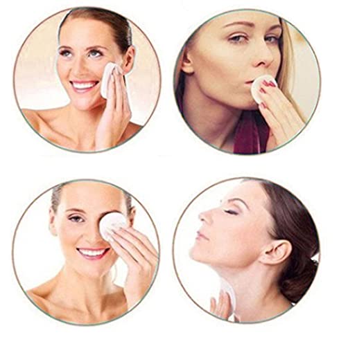 Ghelonadi 100-Pack Cotton Facial Tissues | Soft Makeup Remover Wipes & Cleansing Towels for Dry & Wet Use | Ideal for Travel, Home, Gym & Daily Skincare Routine