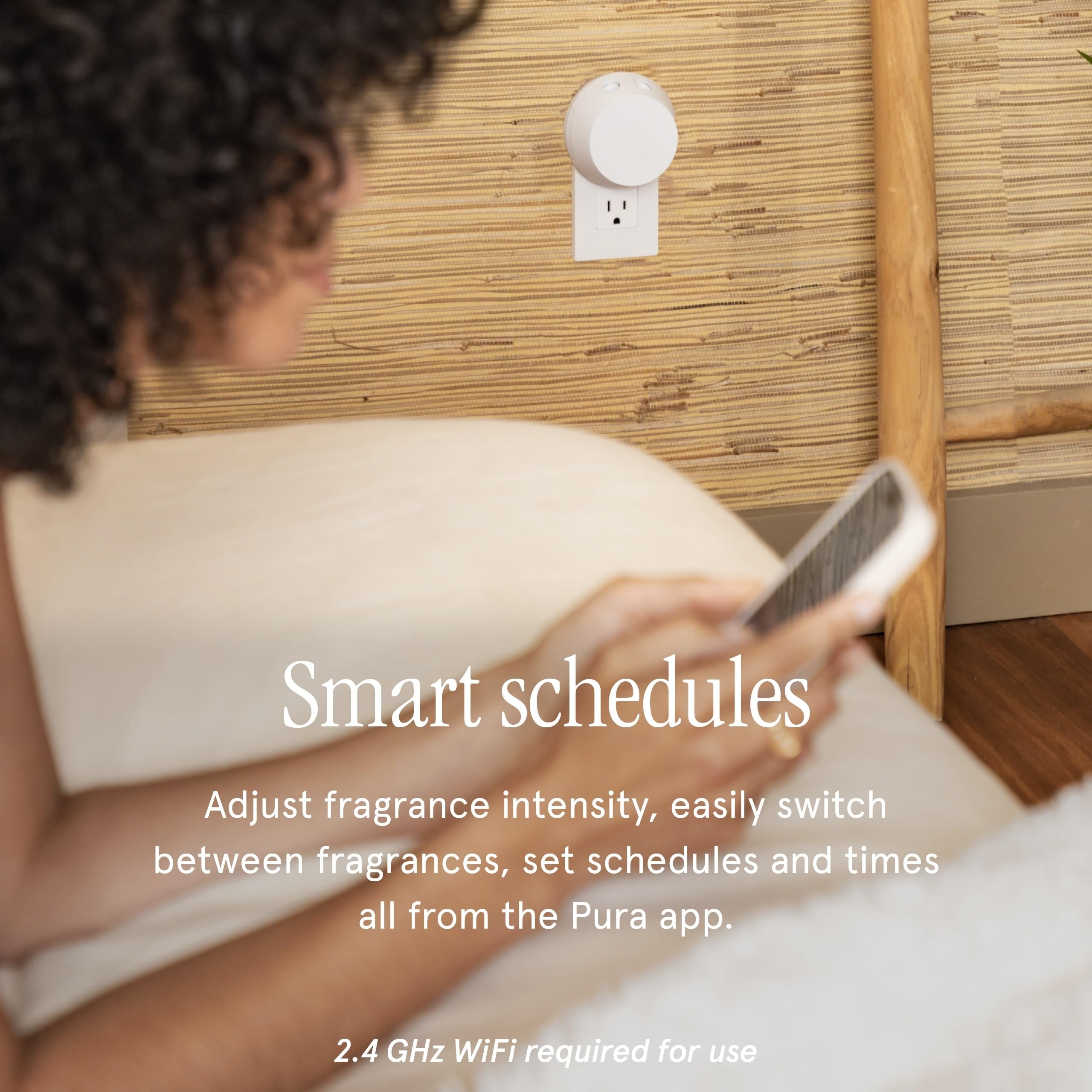 Pura 4 Smart Home Fragrance Diffuser Starter Set - WiFi Enabled Essential Oil Aromatherapy Device with Square Box, Dew & Salt Scent Refills - Perfect for Living Room, Bedroom & Office Air Freshening
