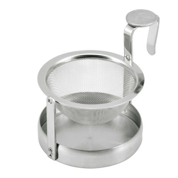 Premium Minex Stainless Steel Revolving Tea Strainer - Fine Mesh Infuser for Loose Leaf Tea, Herbs & Spices - Perfect for Tea Pots, Mugs & Travel Cups