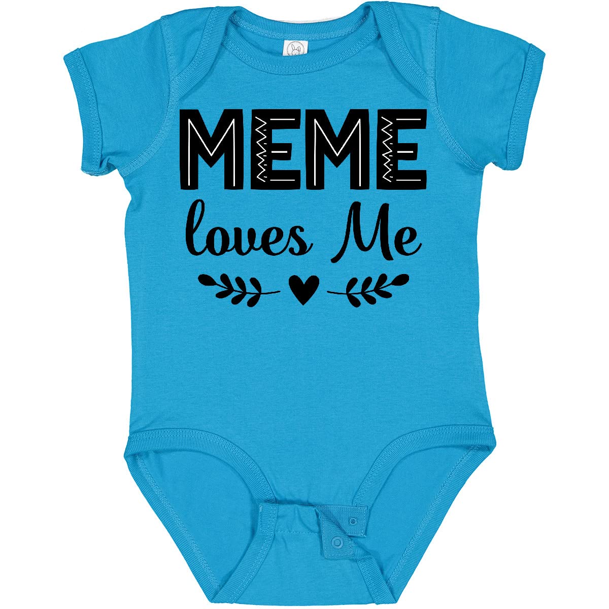 Inktastic Funny Meme Loves Me Baby Bodysuit - Cute Infant Onesie for Boys & Girls - Perfect for Family Photos, Playdates & Special Occasions