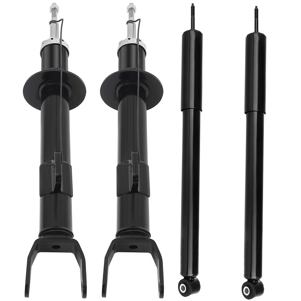ECCPP Front & Rear Shock Absorbers Set of 4 - Compatible with 2012-2019 Chrysler 300, 2011-2019 Dodge Challenger, 2015-2019 Dodge Charger (Part# 72665, 349065, 5797) - Smooth Ride & Enhanced Handling for Daily Commuting & Performance Driving