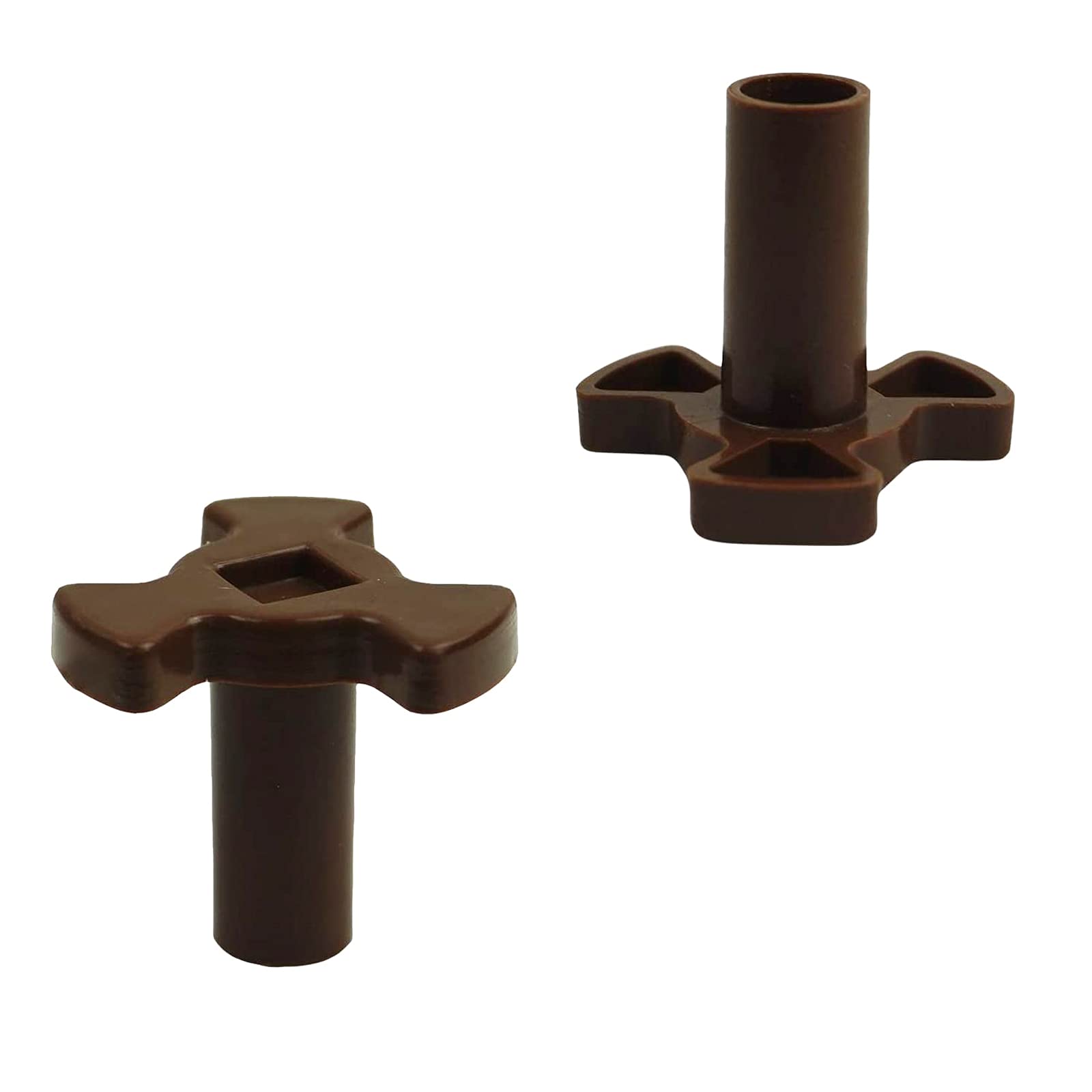 2-Pack Microwave Turntable Coupler Replacement - 0.94 Inch Shaft for Small Microwave Ovens - Glass Tray Drive Coupling & Roller Guide Support - Perfect for Whirlpool, GE, Samsung & More - Easy DIY Repair for Smooth Turntable Rotation