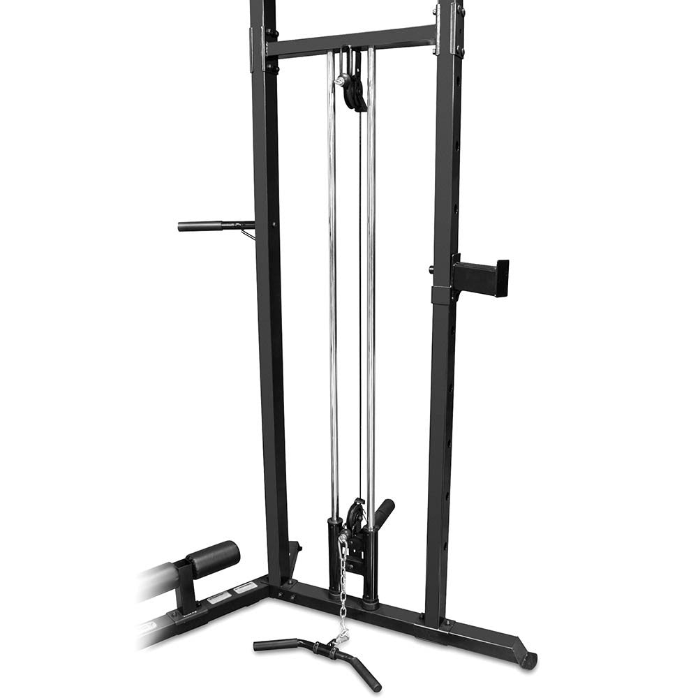 Marcy SM-3551 Power Cage System - Heavy Duty Home Gym Equipment for Strength Training & Weightlifting - Perfect for Home Workouts & Fitness Enthusiasts