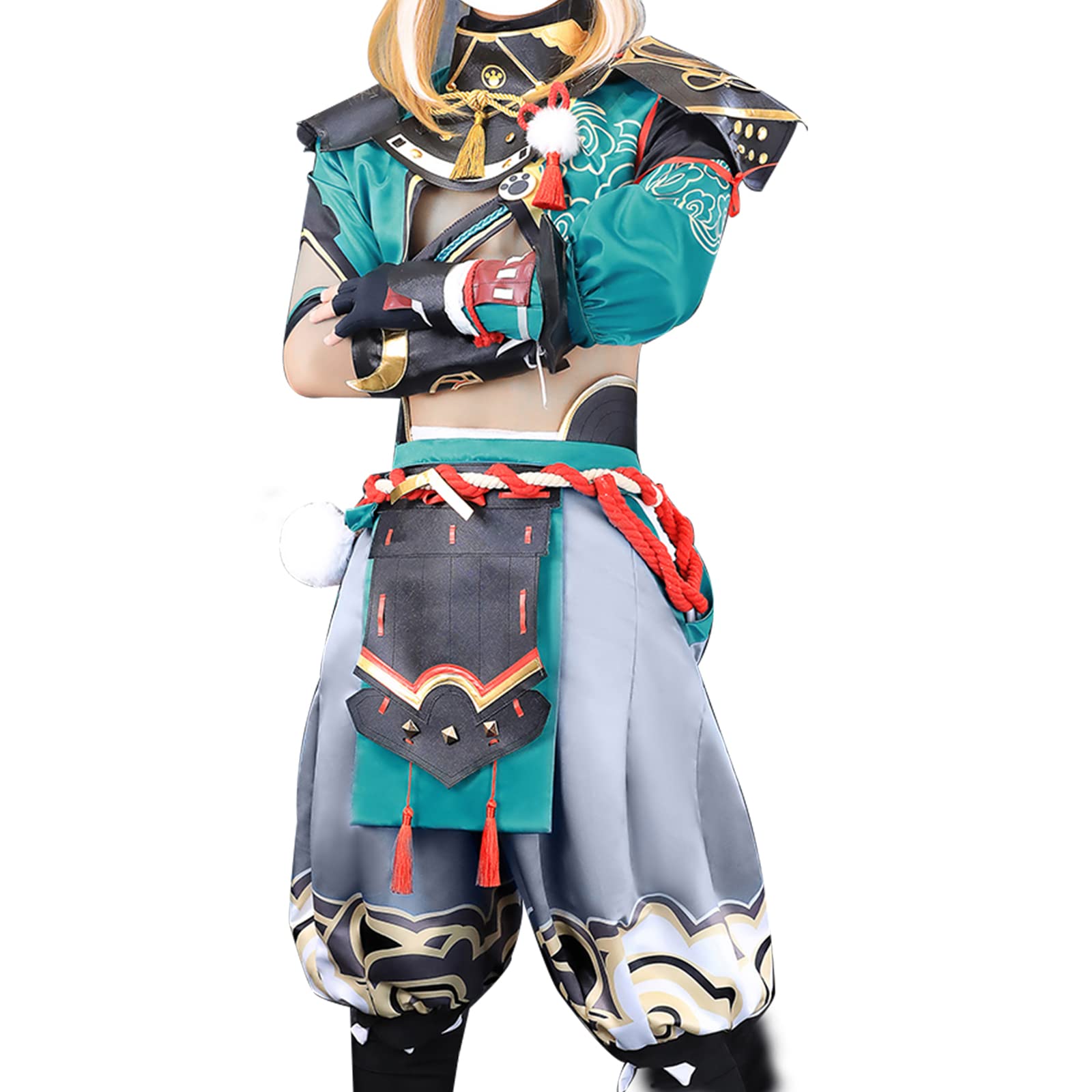 Gorou Cosplay Costume for Adults - Full Set Anime Halloween Outfit for Men (XS) | Perfect for Anime Conventions, Halloween Parties, and Cosplay Events