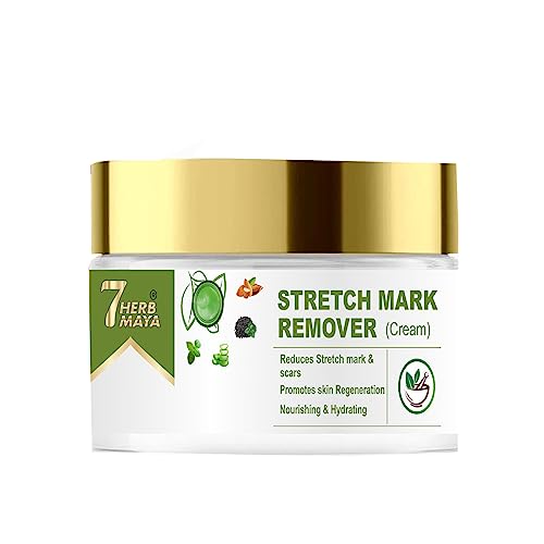 7Herbmaya Stretch Mark Removal Cream - Post Pregnancy Scar Treatment, 50g - Moisturizing & Skin Repair for Moms, Perfect for Postpartum Care & Body Recovery