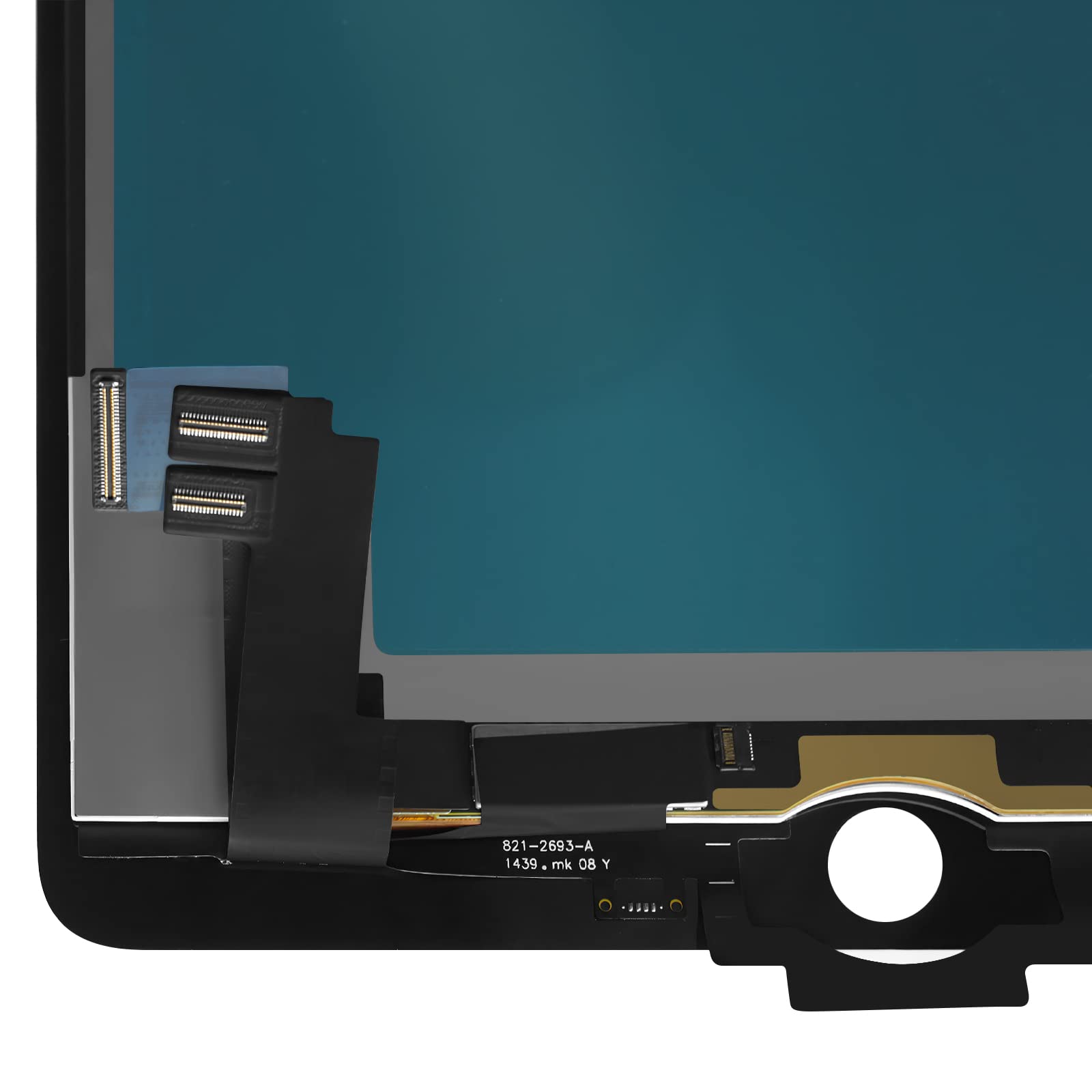 9.7 Inch iPad Air 2 (2nd Generation A1566/A1567) LCD Screen Replacement Kit - Premium Touch Digitizer Display Glass with Tools (Black) | DIY Repair for Cracked or Damaged Screens