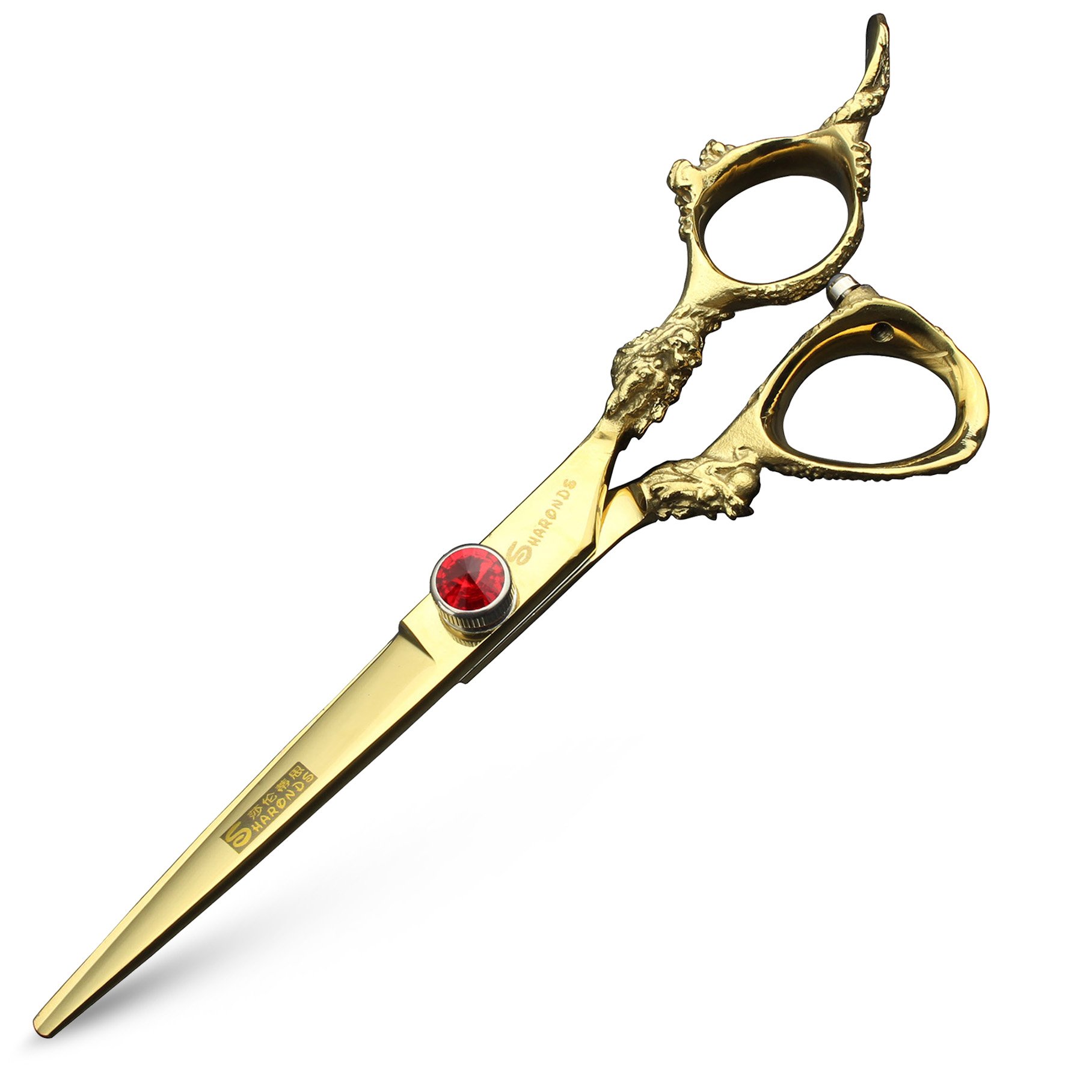 Professional Hairdressing Scissors - Premium Japanese Steel Hair Cutting Shears for Salon & Stylists - Sharp Barber Scissors Set for Precision Haircuts, Trimming & Styling (Ideal for Salons, Barbershops & Home Use)