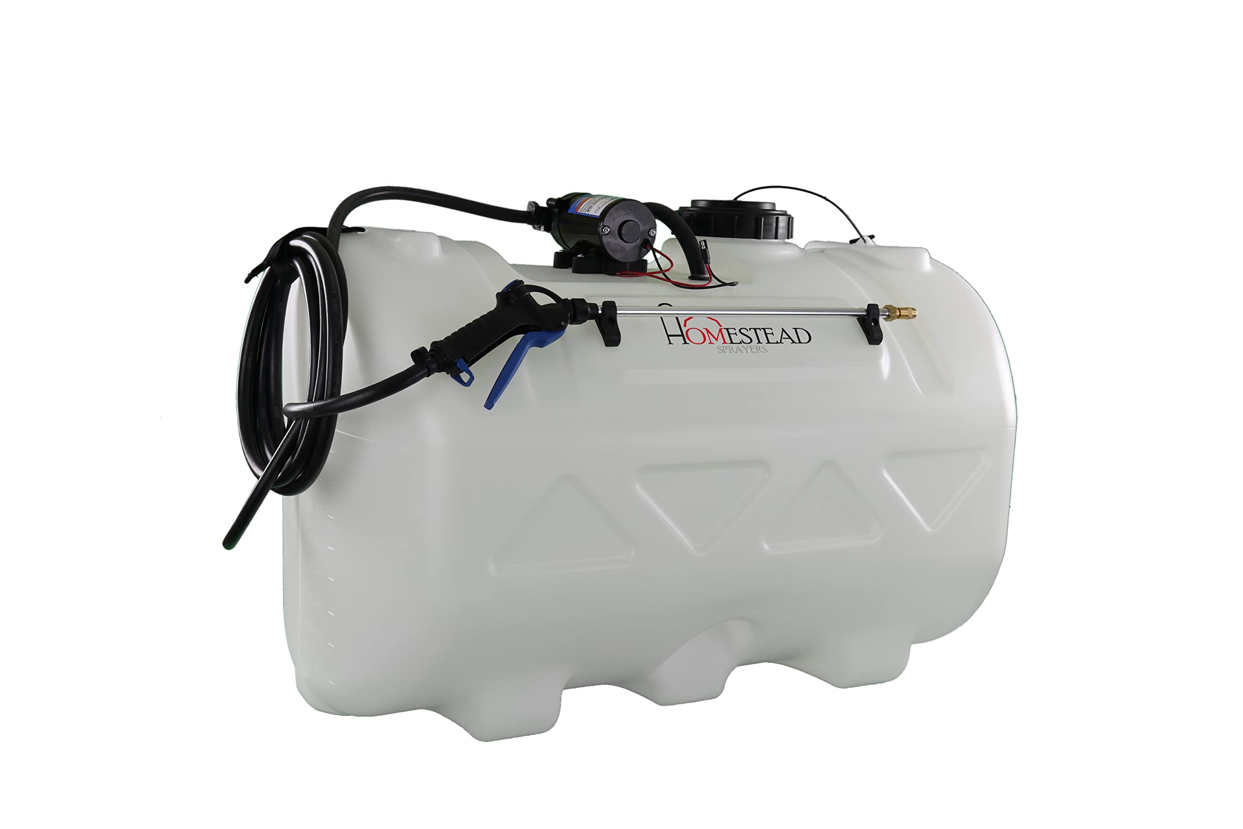 HOMESTEAD SSO-01-060D-HS 60 Gallon Prime Spot Sprayer - 2.2 GPM, White - Ideal for Lawn Care, Weed Control & Agricultural Spraying