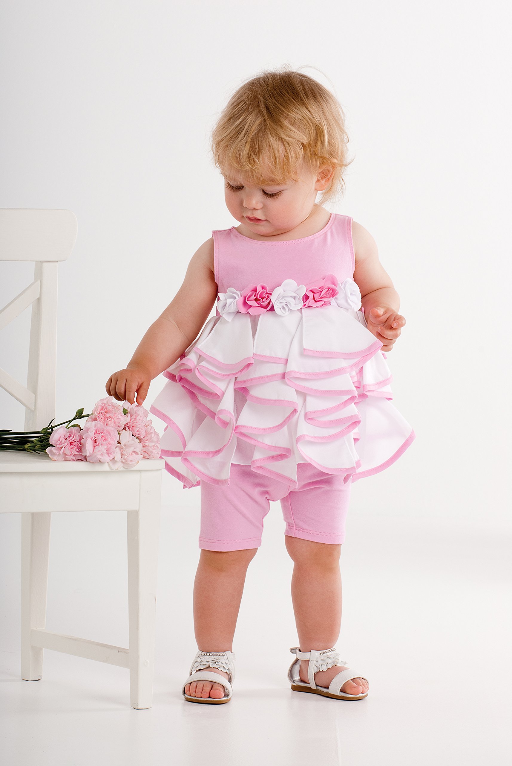 Baby Girl's Infant Be Mine Tunic & Legging Set - Soft Pink Outfit for Newborns | Perfect for Photo Shoots, Birthday Parties & Special Occasions