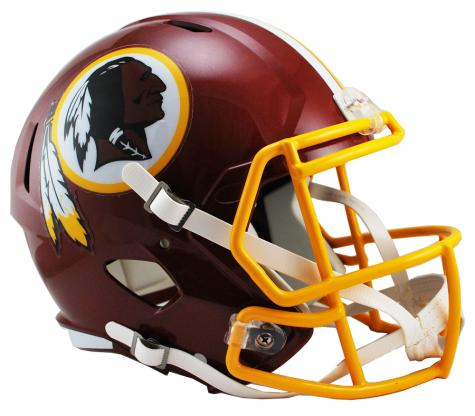 Washington Redskins Speed Replica Football Helmet - Authentic NFL Collectible for Fans, Display & Game Day Decor