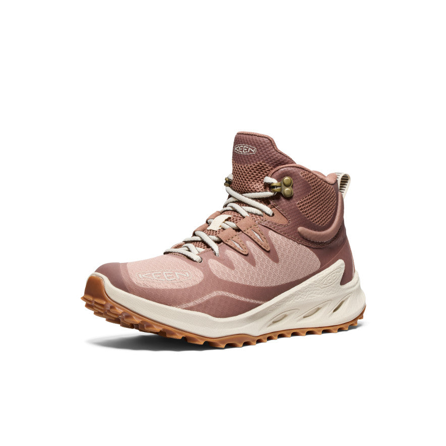 Women's Zionic Waterproof Hiking Boots - Warm Taupe/Birch | Lightweight & Durable for Outdoor Adventures, Trail Walking & Winter Hiking