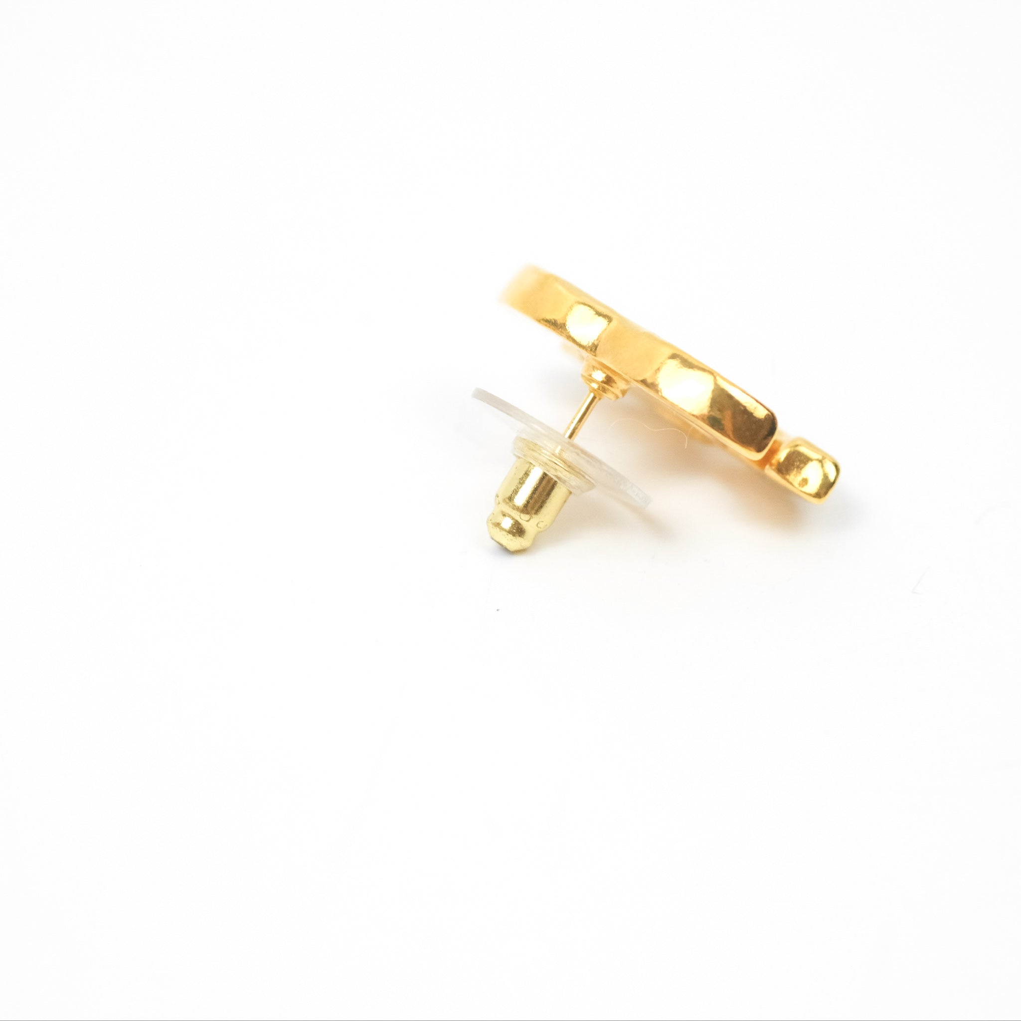 Chanel CC Orange & Pink Gold Tone Earrings - Luxury Fashion Jewelry for Women, Perfect for Parties, Weddings & Special Occasions