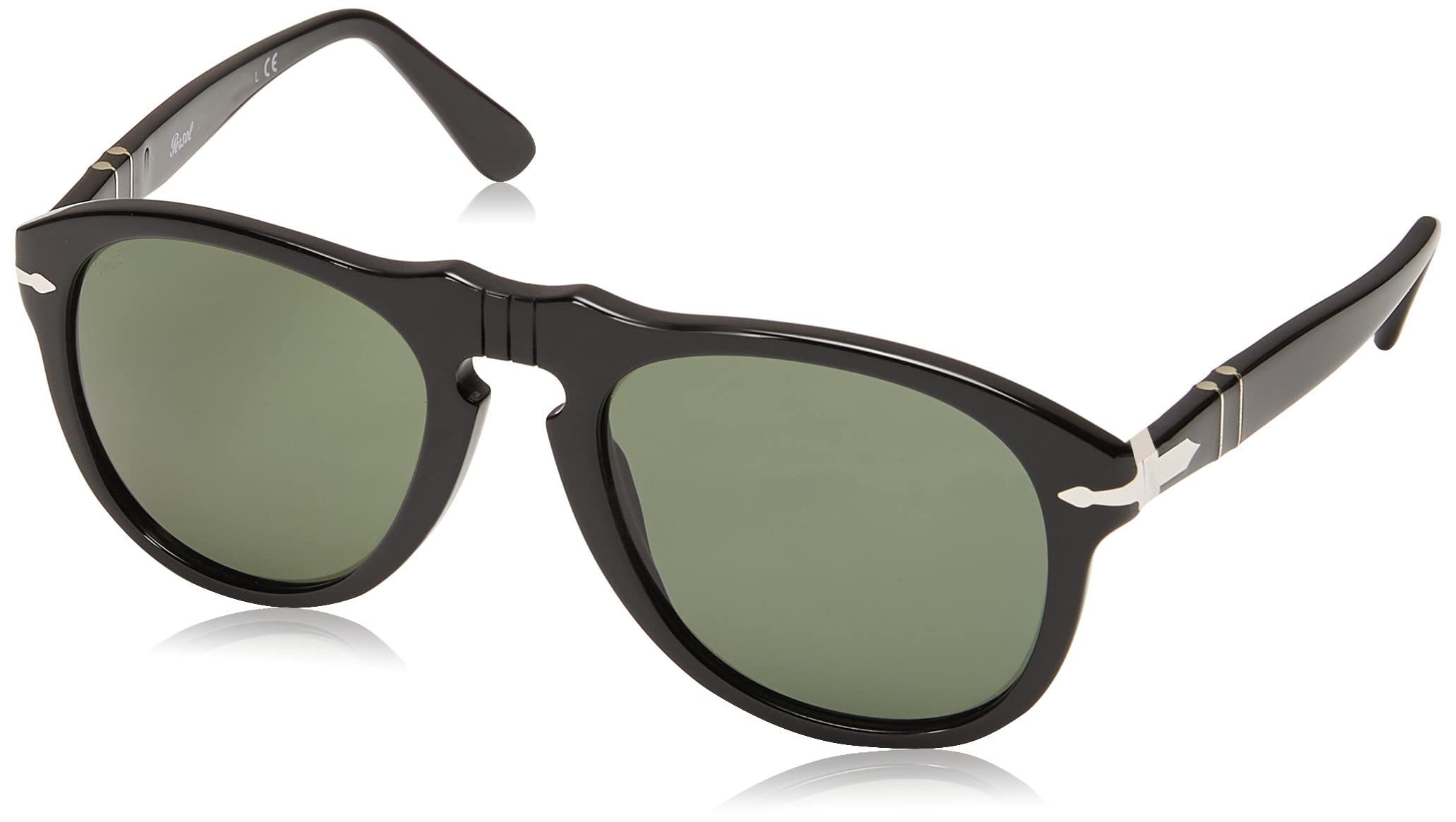 Persol PO0649 Classic Aviator Sunglasses for Men & Women - Polarized UV Protection Pilot Shades for Driving, Travel & Outdoor Activities