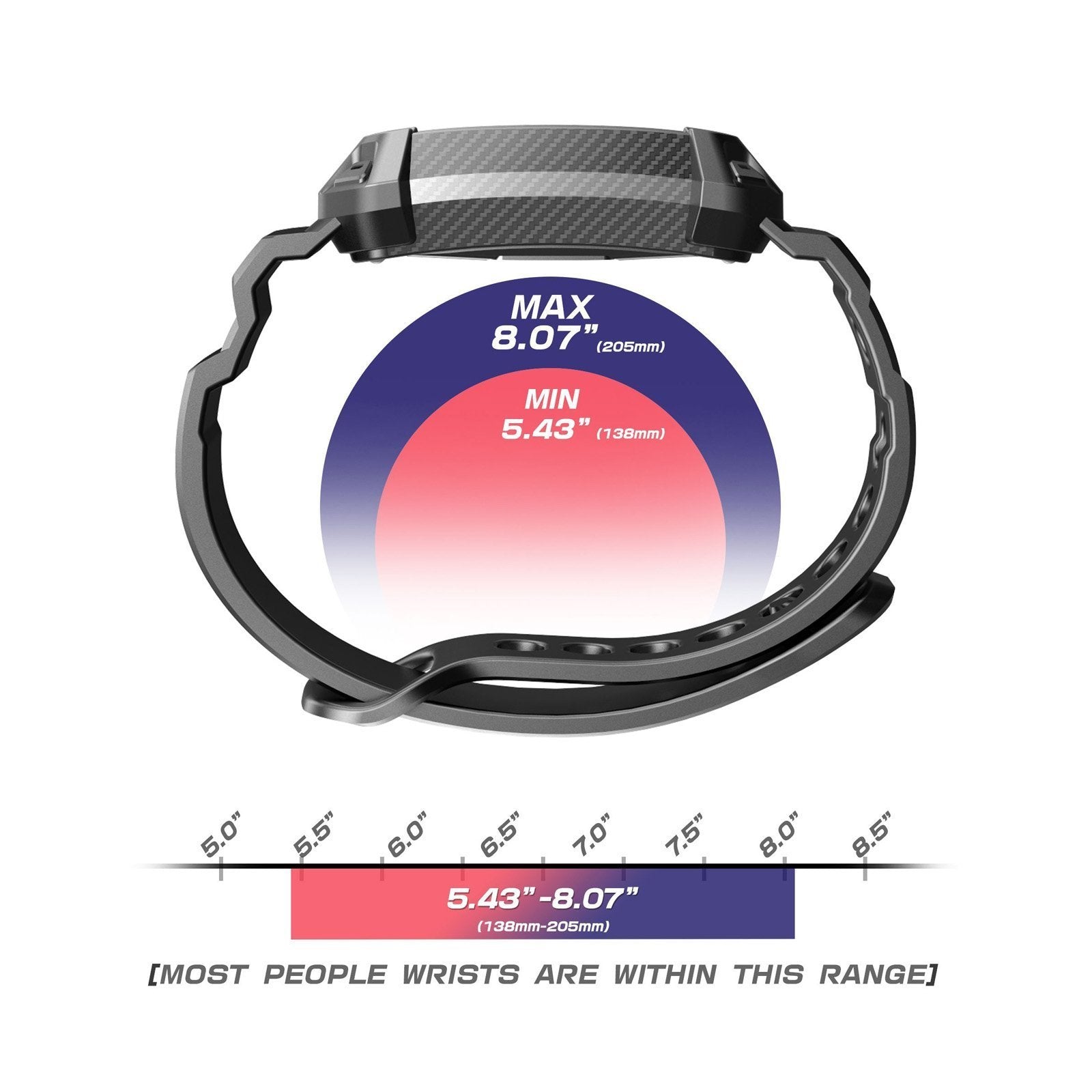 Fitbit Alta Unicorn Beetle Pro Case - Black Protective Wristband Cover for Fitbit Alta (Open Box) | Durable & Lightweight for Workouts, Running & Daily Wear