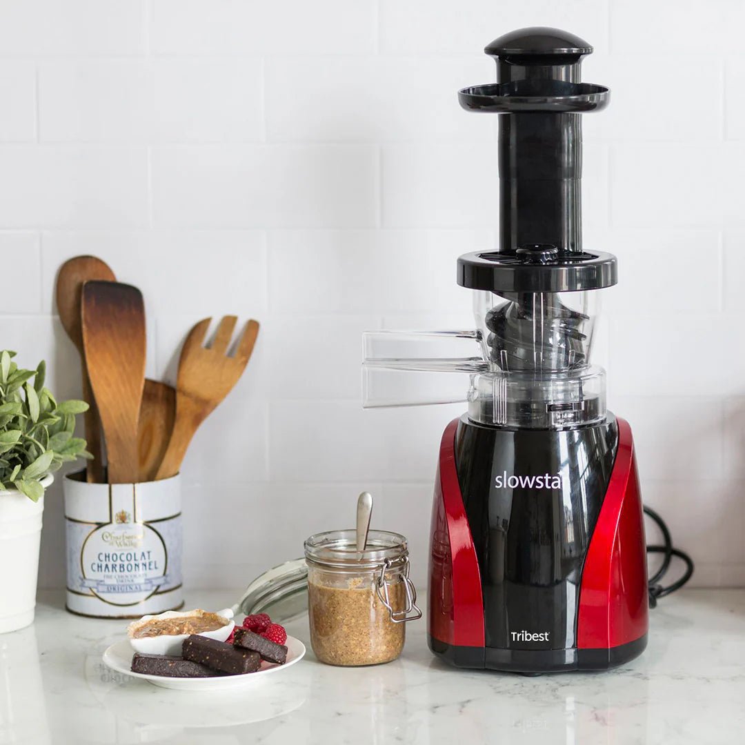 Slowstar® Vertical Slow Juicer & Mincer - Cold Press Juicer for Fruits and Vegetables, Quiet Motor, Easy to Clean - Perfect for Healthy Juicing at Home, Gym, or Office