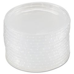 3 Pack (150 Count) Clear Deli Container Lids - Plug-Style Food Storage Lids for Delis, Restaurants & Meal Prep - Perfect for Takeout, Leftovers & Commercial Food Service